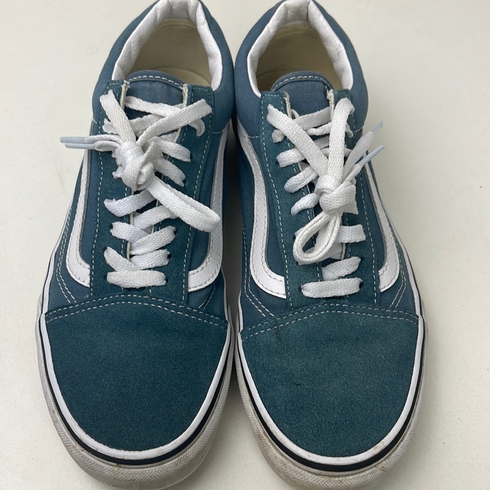 VANS Old Skool Shoe - BlueGray/White W9/M7.5.